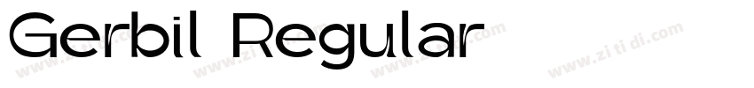 Gerbil Regular字体转换